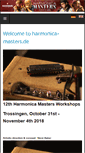 Mobile Screenshot of harmonica-masters.de